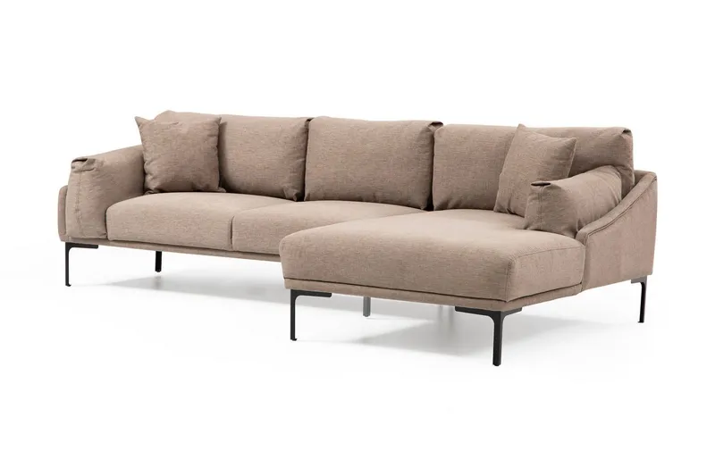 Glenure Soffa m. Divan 4-sits - Mocha (Art.nr 1518736) — Mocha