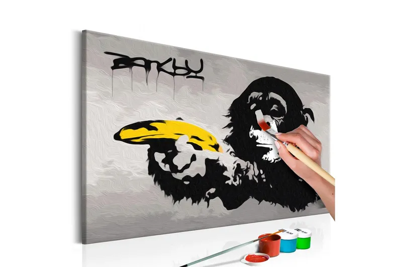 Gör-det-själv Målningar Monkey 60x40 cm - Artgeist sp. z o. o. — Artgeist sp. z o. o.