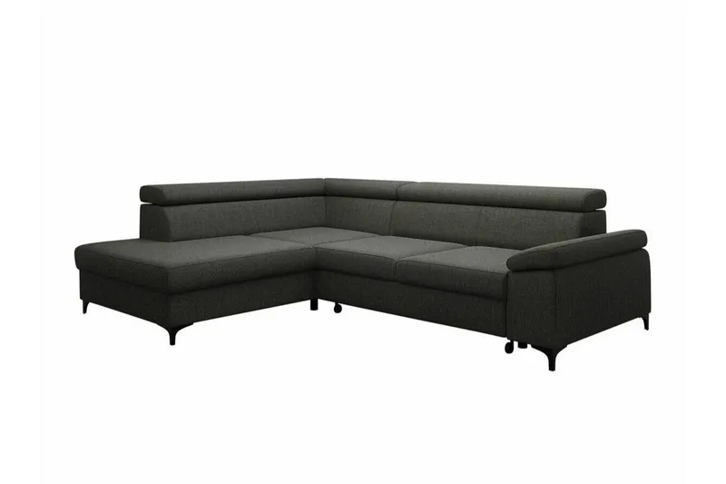 Graystone 3-sits Hörnbäddsoffa - Mörkgrå (Art.nr 3026391) — Mörkgrå