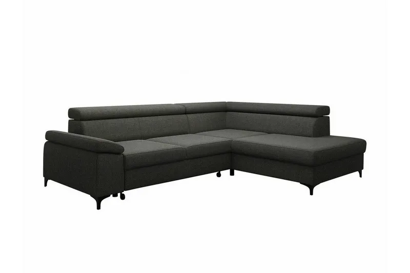 Graystone 3-sits Hörnbäddsoffa - Mörkgrå (Art.nr 3026390) — Mörkgrå