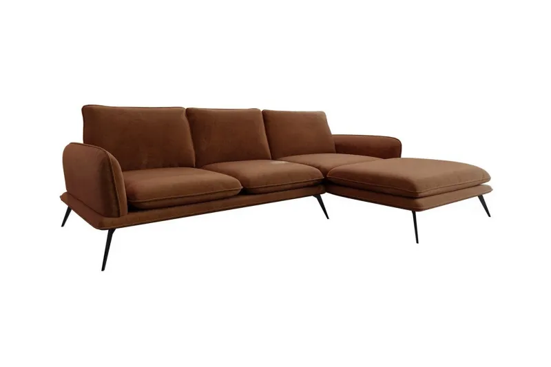 Graystone 3-sits Hörnsoffa Brown (Art.nr 3022709)