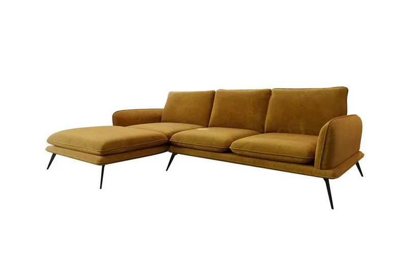 Graystone 3-sits Hörnsoffa Dark yellow