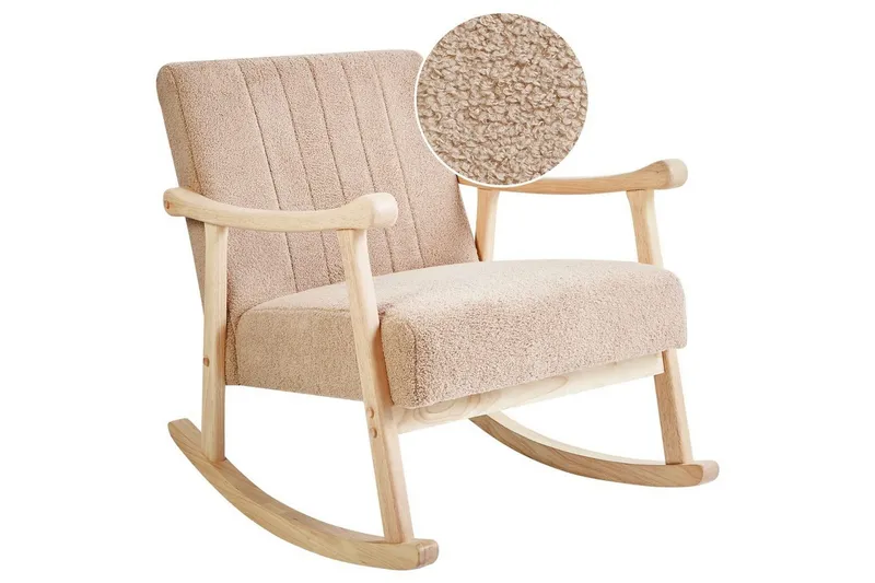 Gungstol Leknes - Beige, brun — Beige, brun