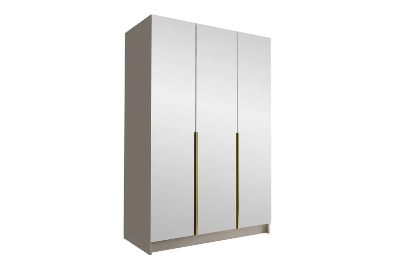 Herrljunga Garderob med Spegel 150 cm - Kashmir/Guld (Art.nr 3063128) — Kashmir/Guld