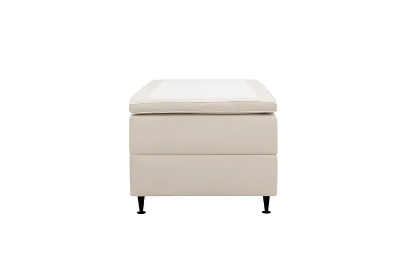 Hilton Plus Kontinentalsäng med Förvaring 90x200 cm - Ljusbeige — Bedly