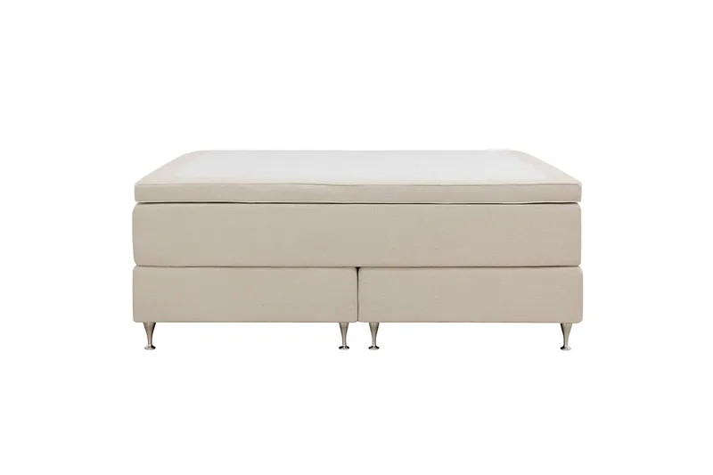 Hilton Premium Kontinentalsäng 180x200 cm - Ljusbeige Bouclé (Art.nr 3105009) — Berg & Strand