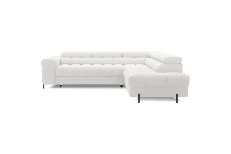 Hörnsoffa Eltap Ferucce 276x200x93 cm - Royal 01, Vit, Höger — Royal 01, Vit, Höger