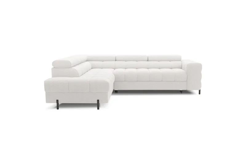 Hörnsoffa Eltap Ferucce 276x200x93 cm - Royal 01, Vit, Vänster — Royal 01, Vit, Vänster