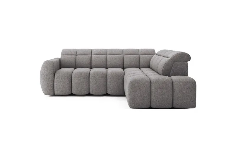 Hörnsoffa Eltap Flconn 258x208x107 cm - Sola 04, Grå, Höger — Sola 04, Grå, Höger