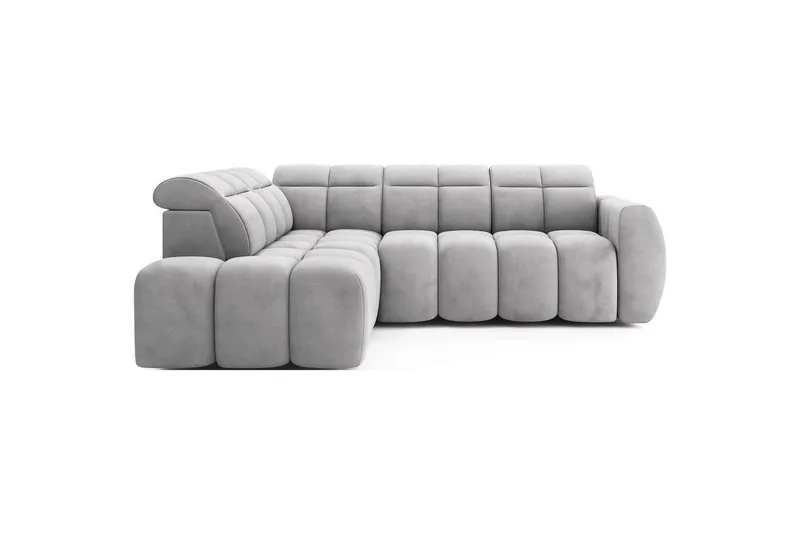 Hörnsoffa Eltap Flconn 258x208x107 cm - Sola 04, Grå, Vänster — Sola 04, Grå, Vänster