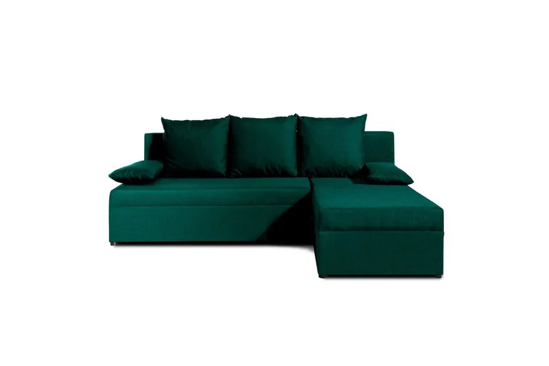 Hörnsoffa Eltap Gino 201x143x90 cm - Nube 35, Grön — Nube 35, Grön