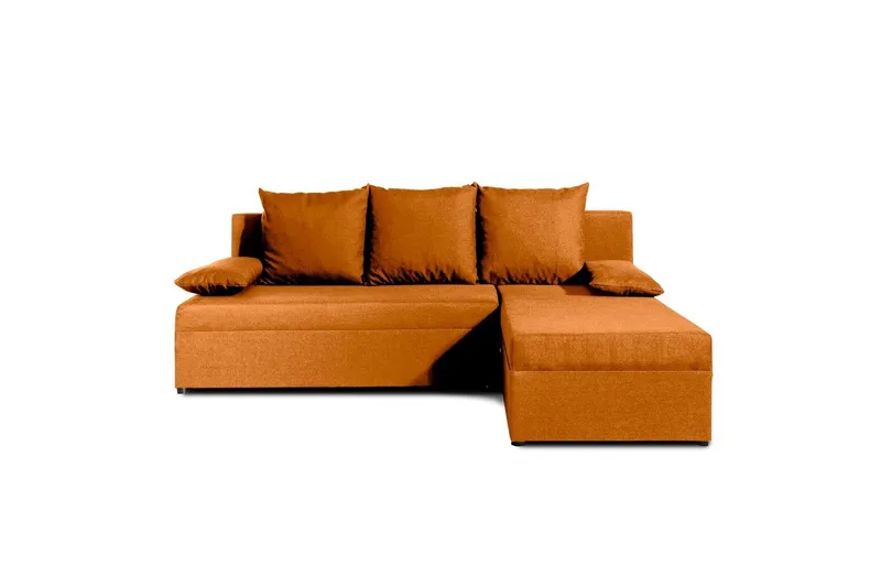 Hörnsoffa Eltap Gino 201x143x90 cm - Nube 45, Gul — Nube 45, Gul