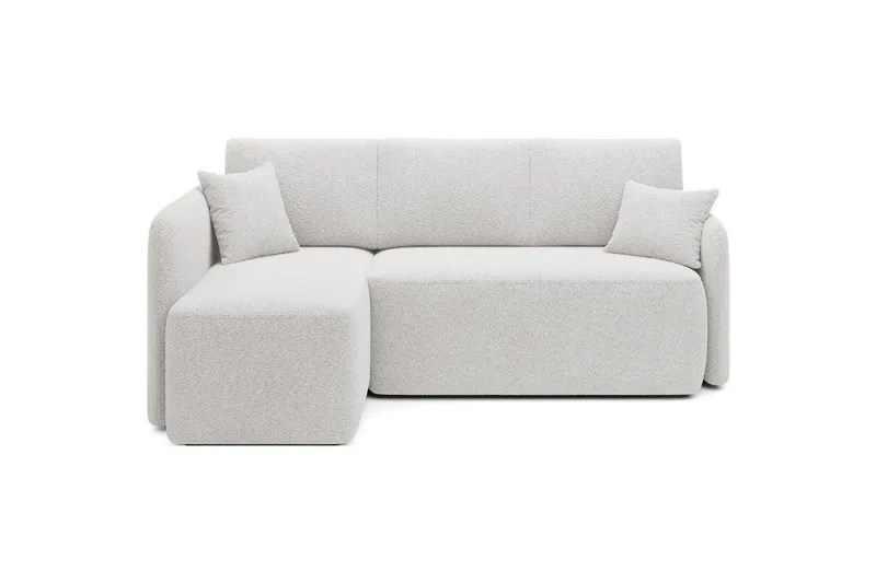 Hörnsoffa Eltap Hadson 206x150x89 cm - Royal 01, Vit, Vänster — Royal 01, Vit, Vänster