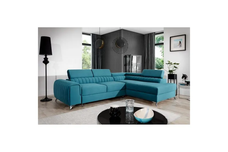 Hörnsoffa Eltap Laurence 278x205x92 cm - Solar 77, Höger — Solar 77, Höger