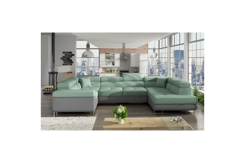 Hörnsoffa Eltap Letto 340x202x90 cm - Soro 34, Soft 29, Höger — Soro 34, Soft 29, Höger