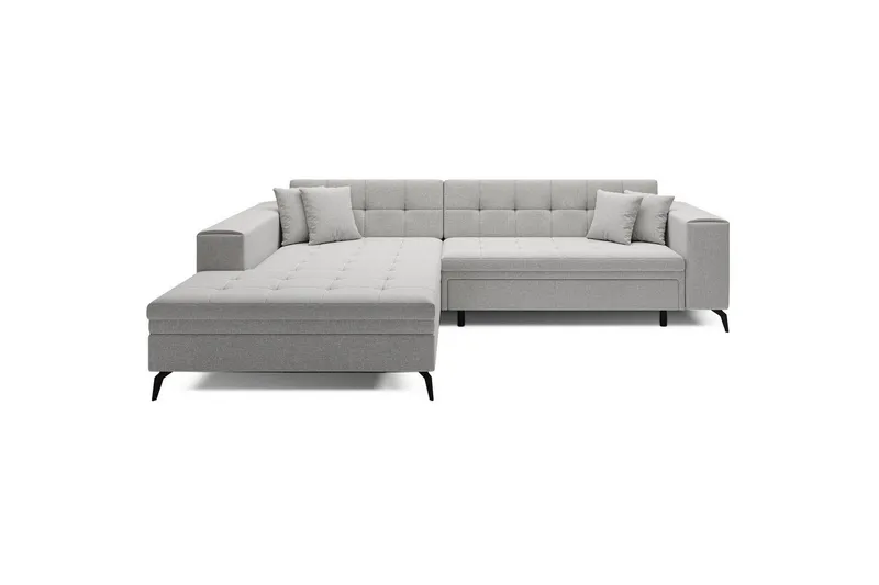 Hörnsoffa Eltap Solange 292x196x84 cm - Överdrag 02, Beige, Vänster — Överdrag 02, Beige, Vänster