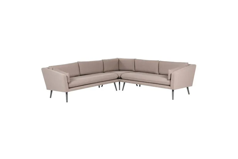 Hörnsoffa Loretello Beige/grå - Beige/grå — Beige/grå