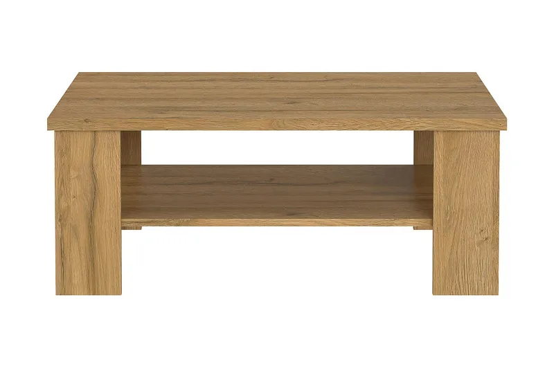 Hovencamp Soffbord 107 cm med Förvaring Hylla - Brun — Brun