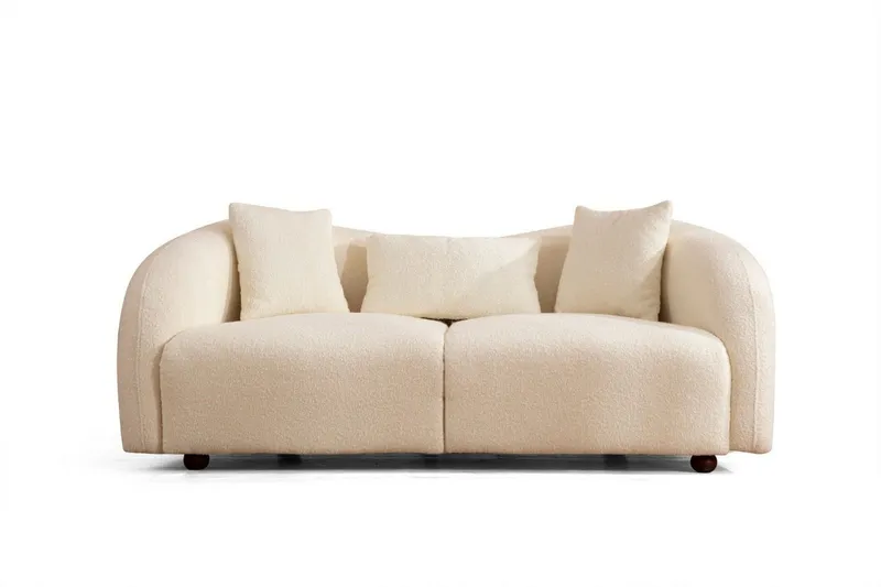 Hungirr Soffa 2-sits - Beige|Bouclé — Beige|Bouclé