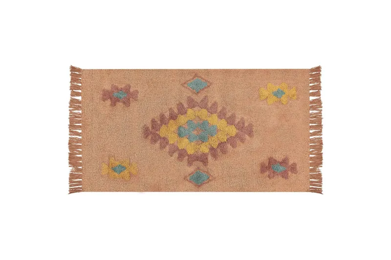 Igdir Bomullsmatta 80x150 cm - Orange — Orange