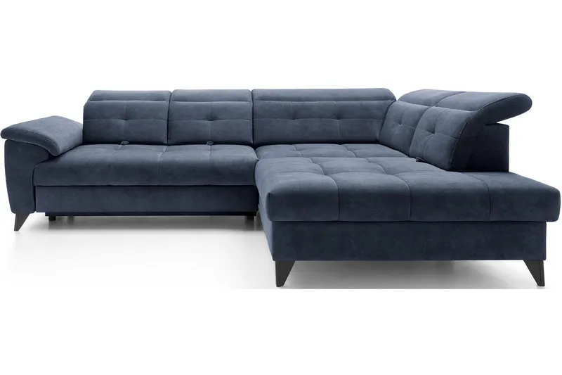 Inferne 5-sits Soffa med Schäslong - Mörkblå (Art.nr 3056910) — Mörkblå