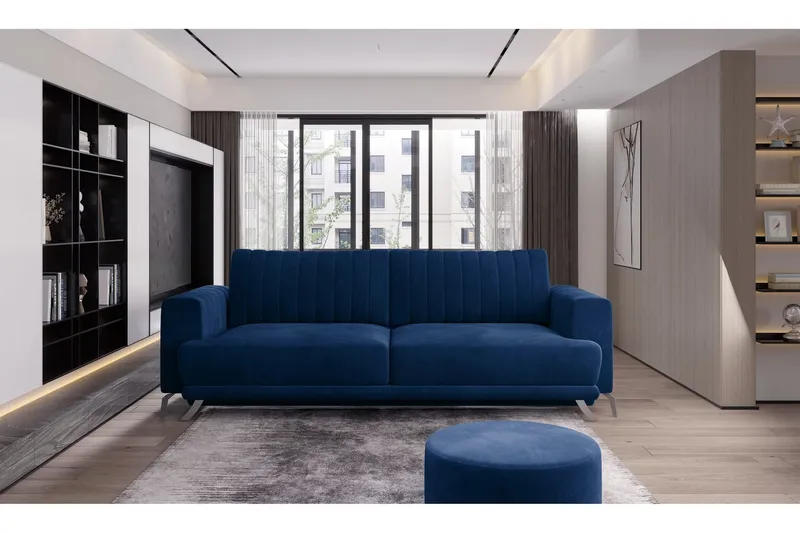 Jalissia 3-sits Soffa - Blå (Art.nr 1437917) — Blå