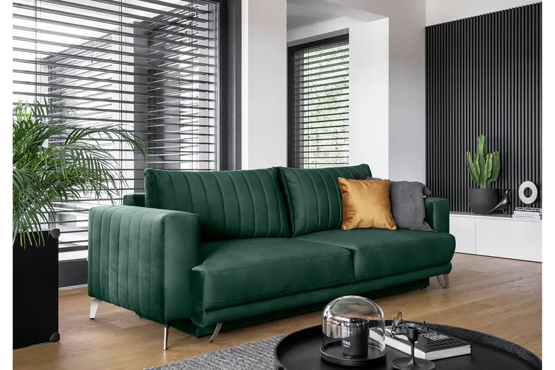 Jalissia 3-sits Soffa - Grön (Art.nr 1437829) — Grön