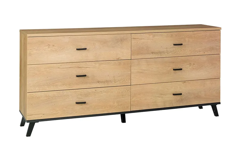 John Skänk 181x40x84 cm - Beige/Brun — Beige/Brun