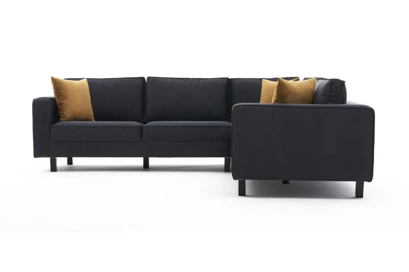 Kaletea Soffa m. Divan 4-sits - Mörkgrå — Mörkgrå