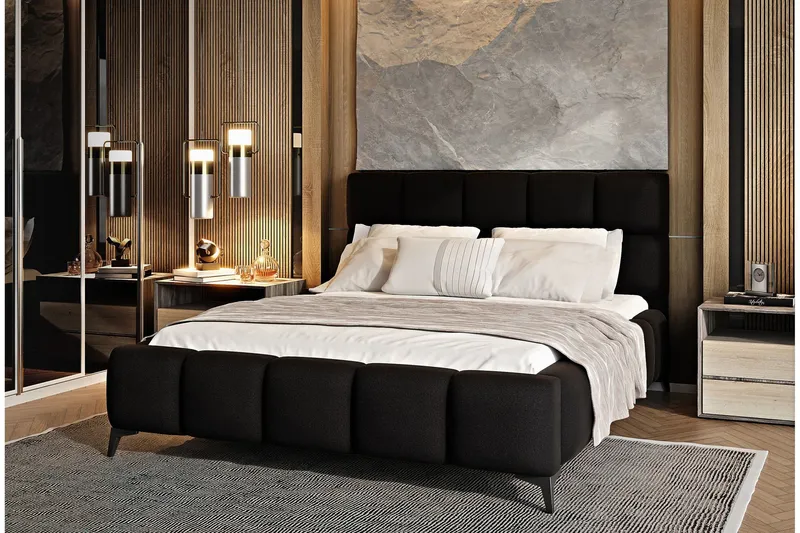 Kamble Sängram med Förvaring 180x200 cm - Brun (Art.nr 1580958) — Brun