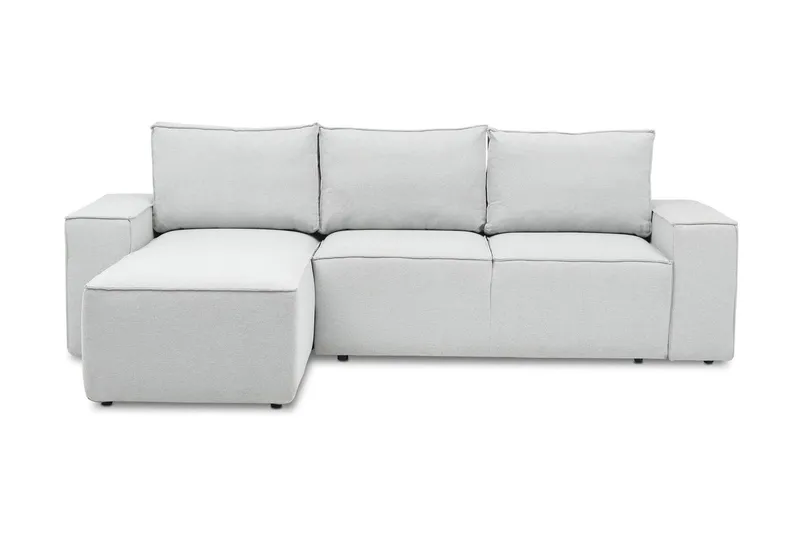 Kamli Bäddsoffa m. Divan med Förvaring - Ljusgrå (Art.nr 1581039) — Ljusgrå