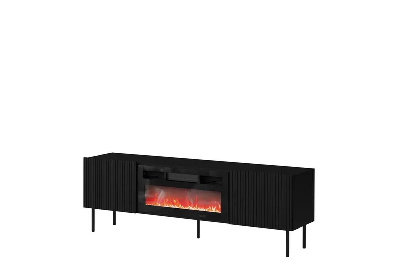 Kamta Tv-bänk 180 cm - Svart — Svart