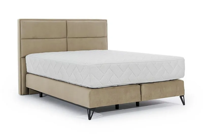 Kasyap Sängpaket Ramsäng 160x200 cm - Beige — Beige