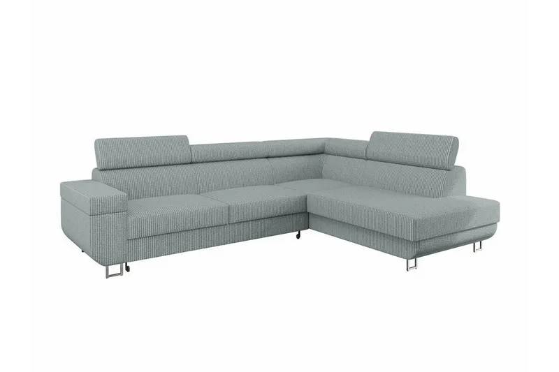 Kintore 3-sits Hörnbäddsoffa Light grey/Dark grey (Art.nr 3023272)