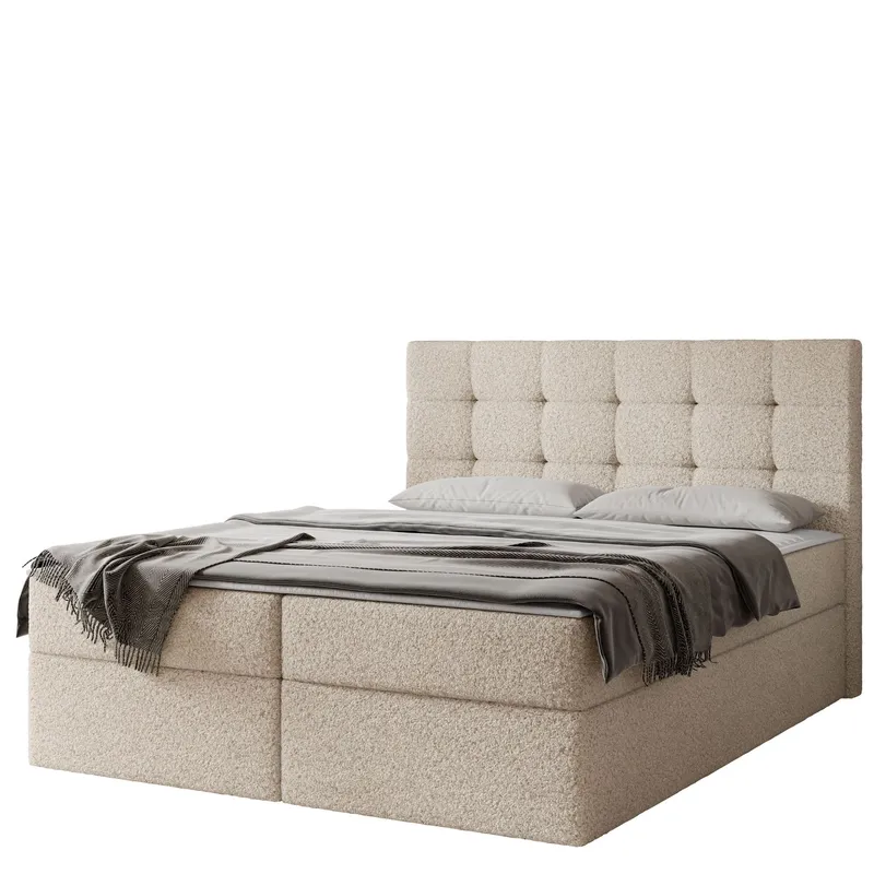 Kleiv Kontinentalsäng med förvaring 180x200 cm - beige (Art.nr 3433463) — beige
