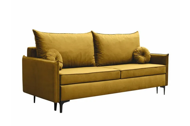 Knocklong 2-sits Bäddsoffa Yellow