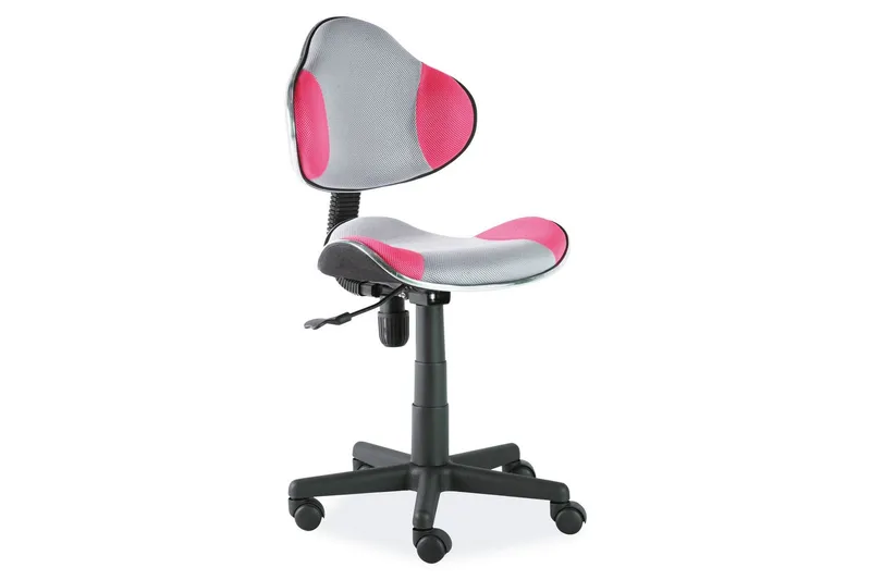 Kohlsville Kontorsstol Ställbar - Rosa/Grå — Rosa/Grå