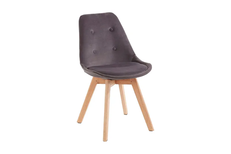 Köksstol Okina 2-pack - Mörkgrå — Loft24