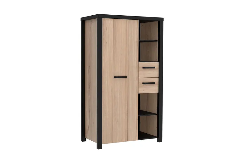 Konitsa Highboard 53x91 cm - Brun/Svart — Brun/Svart