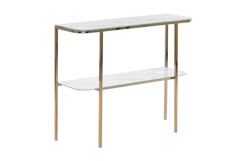 Konsolbord Calvert Vitt, guld - Vitt, guld — Vitt, guld