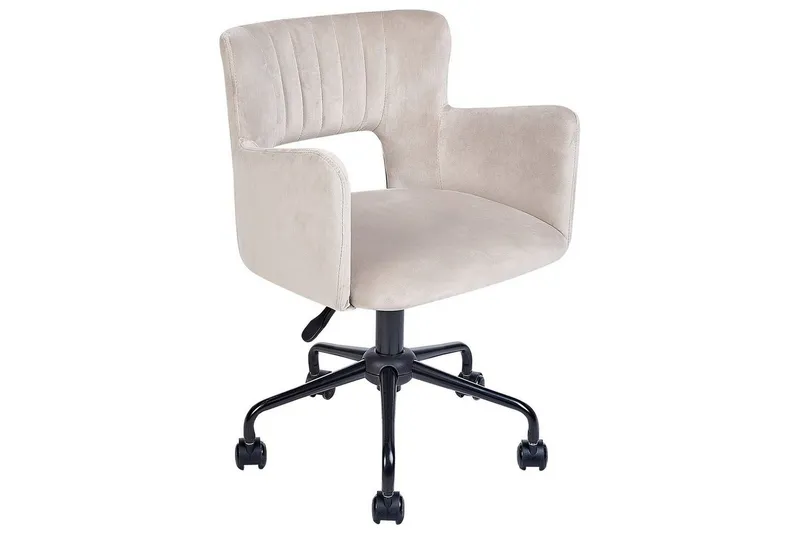 Kontorsstol Sanilac Beige/grå/svart - Beige/grå/svart — Beige/grå/svart
