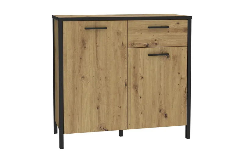 Koufalia Byrå 40x95 cm - Brun/Svart — Brun/Svart