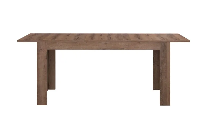 Kulatas Förlängningsbart Matbord 160 cm - Brun — Brun