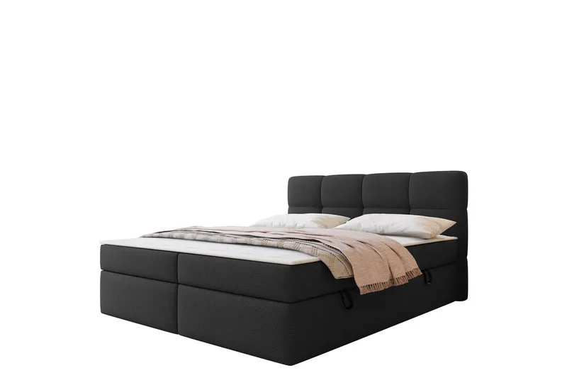 Leckersbo Sängpaket Kontinentalsäng 180x200 cm - Svart (Art.nr 3067848) — Svart