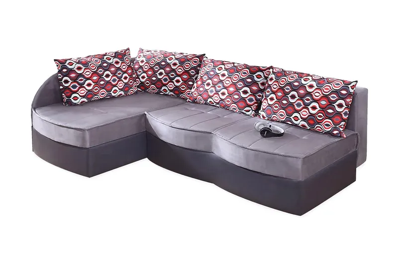 Lido 3-sits Bäddsoffa - Lila — Lila