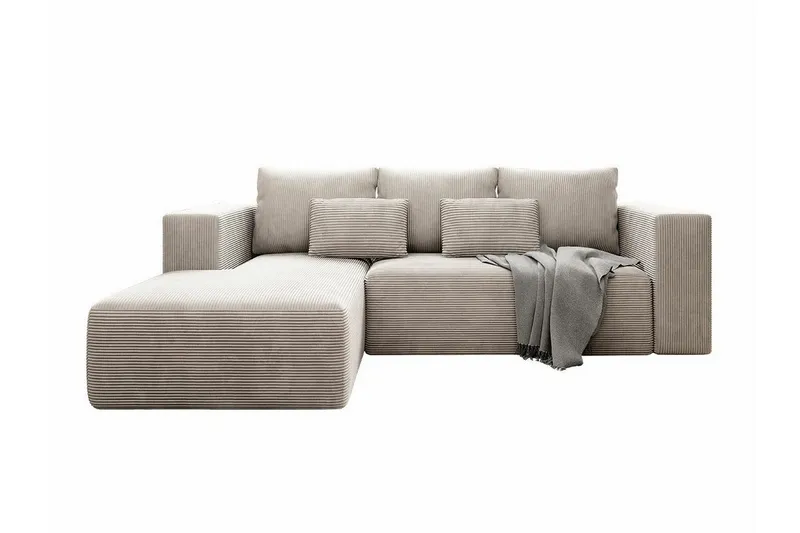 Listowel 3-sits Hörnbäddsoffa beige (Art.nr 3024914)