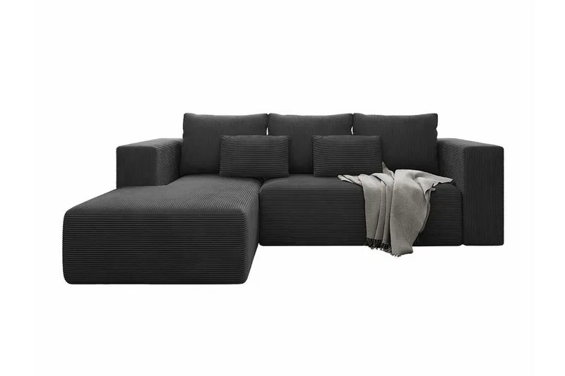 Listowel 3-sits Hörnbäddsoffa Black (Art.nr 3024910)