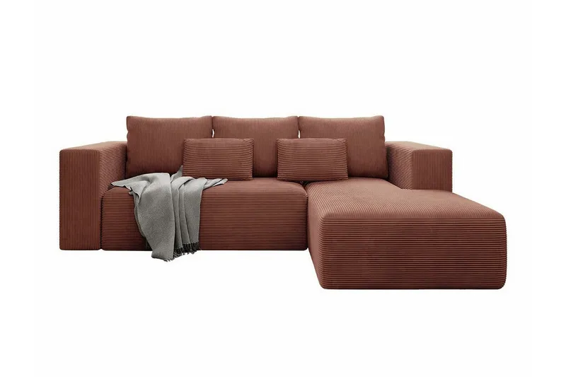 Listowel 3-sits Hörnbäddsoffa Brown (Art.nr 3024907)