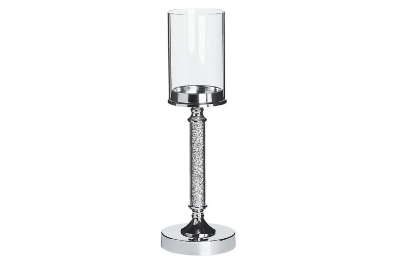 Ljusstake Abbeville Silver, 13x13x41 cm - Silver, 13x13x41 cm — Silver, 13x13x41 cm