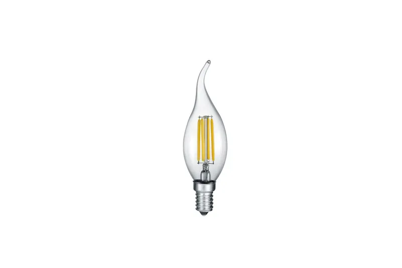 LK LED E14 filament kron/böjd top 4W 470lm 2700K 3-steg — Trio Lighting